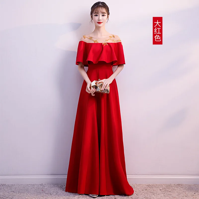 Бисер ручной работы платья сценическое шоу cheongsam платье Vestidos брюки для девочек Восточный Ципао вечернее платье Классические Вечерние Платья De Festa