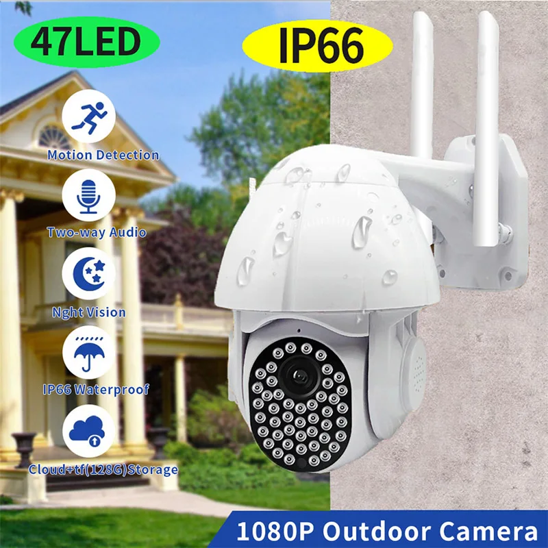 

FISTAK HD 1080P Outdoor IP Camera Wireless Waterproof Speed Dome Camera Wifi Security Camera Zoom Surveillance Security Camera