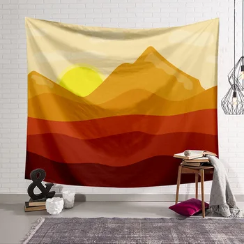

Sunset Tapestry 3D Printing Tapestrying Rectangular Home Decor Wall Hanging 02