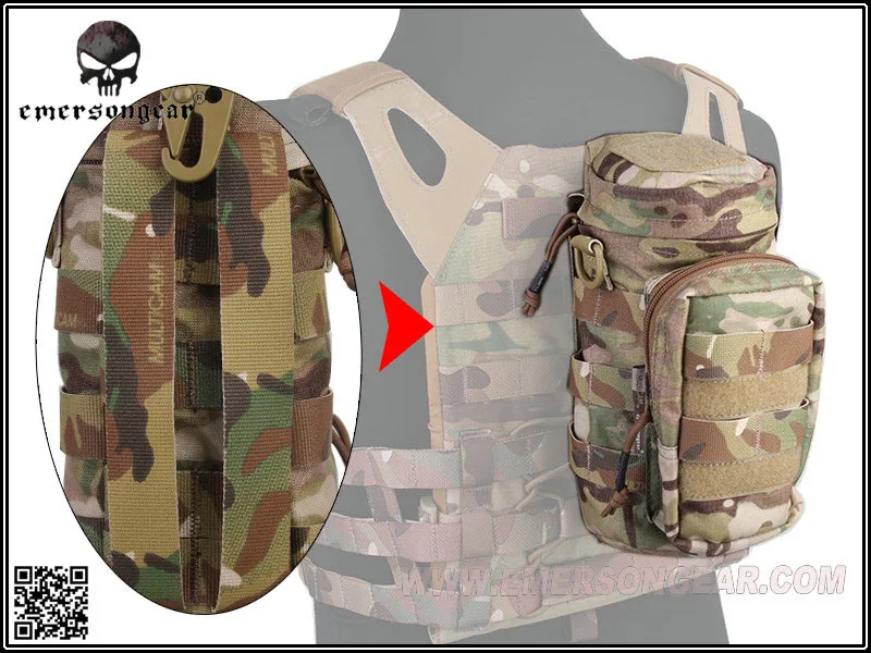 MC Emersongear Emerson тактическая сумка на плечо, водонепроницаемая, Molle, для охоты, кемпинга, туризма, стрельбы, бутылки для воды, сумка - Цвет: MC