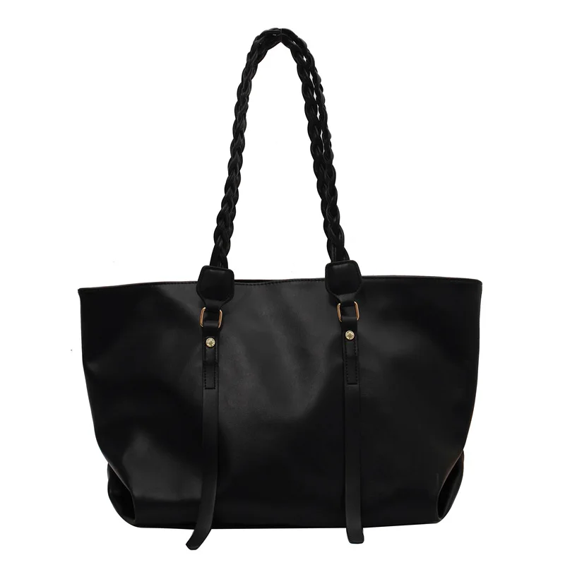 New Leisure Ladies Bags Large Capacity Fashionable Women's Bag Simple Shoulder Messenger Solid Color BagFree Shipping |