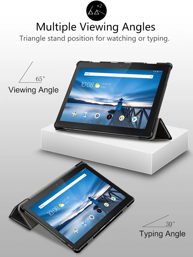 Ходунки PU чехол для lenovo Tab M10 TB-X605F TB-X605L тонкий магнитный стенд смарт-чехол для lenovo M10 планшет+ подарок