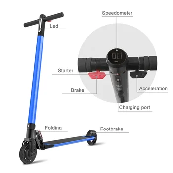 

Europe Warehouse Floding Electric Scooter 2 Wheel Self Balancing Mini Kick Scooter