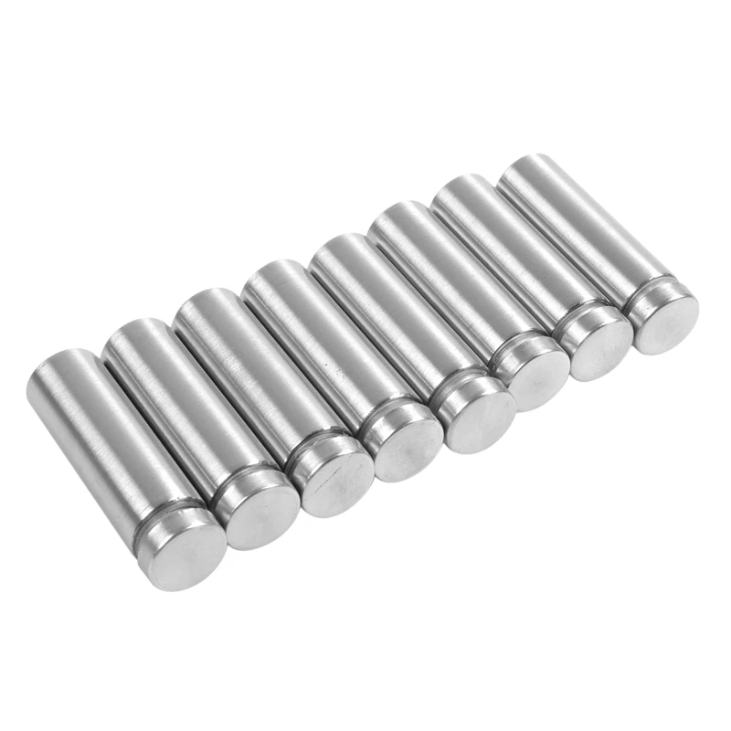 8 шт. нержавеющая сталь противостояние шпильки винт стеклянная рама вешалка 16 мм x 50 мм