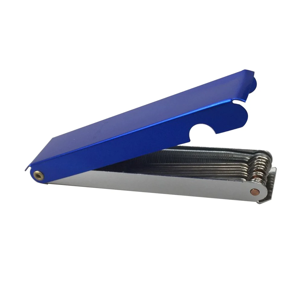 

Welding Torch Needle Blue Stainless Steel Nozzle Cleaner Mini Portable File Tip Aluminum Case 13 In 1