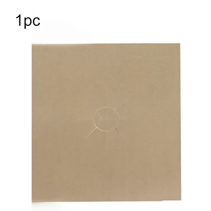 1pc Beige 4 шт./1 шт. многоразовые волокна Защитные пленки для газовой плиты Крышка для горелки вкладыш чистый коврик для плиты защитная накладка для дома кухонные аксессуары - Цвет: 1pc Beige
