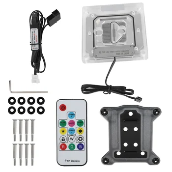 

CPU Water Cooling Block Fast Heat Dissipation G1/4 Thread Water Cooling Block for Intel Series for LGA2011/LGA1150/LGA1151