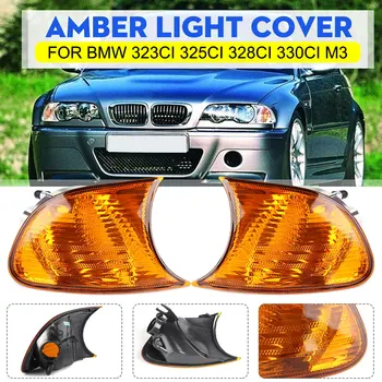 

Car Front Turn Signal Light for BMW E46 3 Series Coupe M3 323Ci 325Ci 328Ci 330Ci 2000 2001 Car Left Right Side Corner Amber