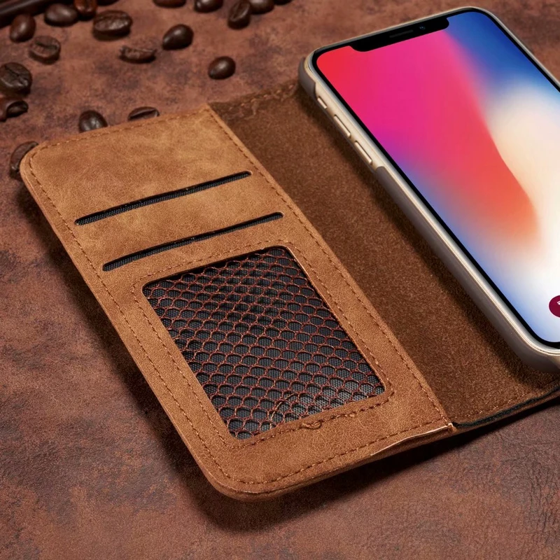 Чехол-Кошелек s для iPhone 11 Pro Max 6 6S 7 8 Plus X Max Чехол-книжка кожаный чехол Ретро чехол для телефона для iPhone 5S 5 SE 10 XR ix Xr XS