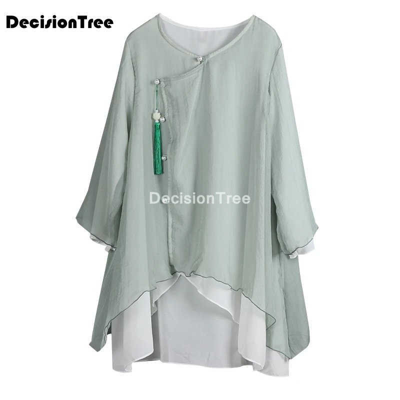 Костюм Тан 2021 рубашка в китайском стиле традиционная китайская одежда для женщин