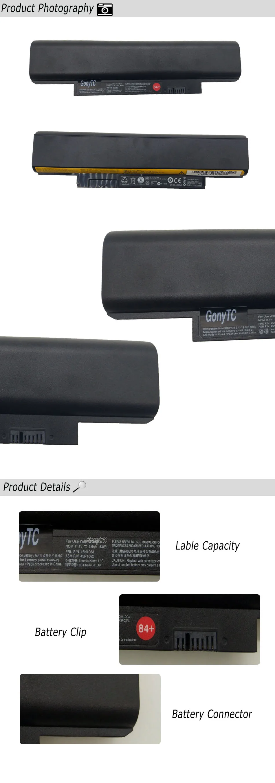 GONYTC 45N1062 45N1059 X121E X130E Батарея для lenovo ThinkPad E120 E125 E130 E135 E145 E320 E325 E330 E335 L330 45N1058
