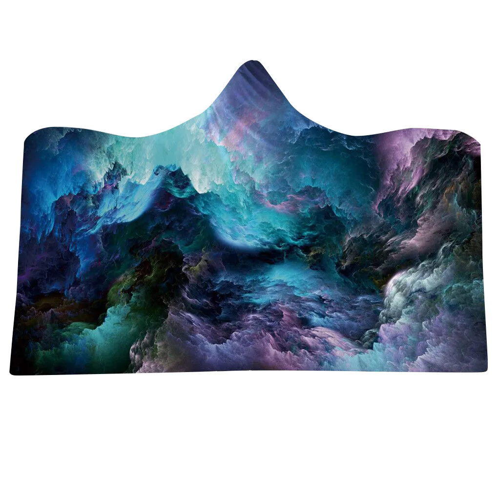 3d Hooded Blanket Cloaks Cap Blanket Air Conditioning Blanket