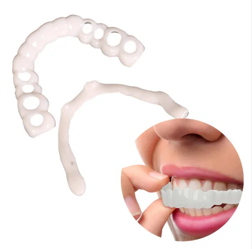 Новинка 1 шт. комфортная посадка гибкие зубы подходит для большинства накладных