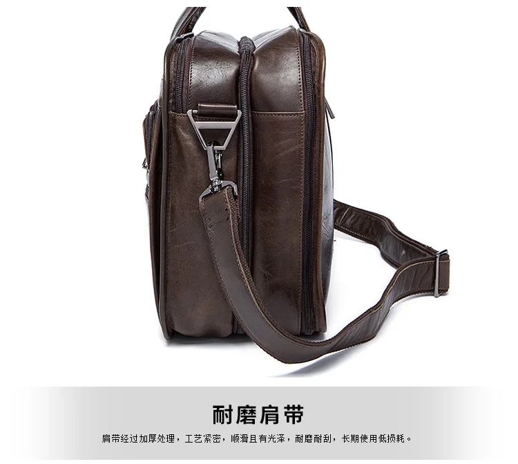 Европейский и американский кожаный мужской портфель Baotou, деловая сумка, мужская сумка через плечо