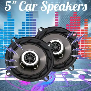 

2 Pcs 5 Inch 200W Car Audio Speaker 2CH HiFi Vehicle Coaxial Speaker Universal Vehicle Auto Audio Music Stereo Hifi Loudspeakers