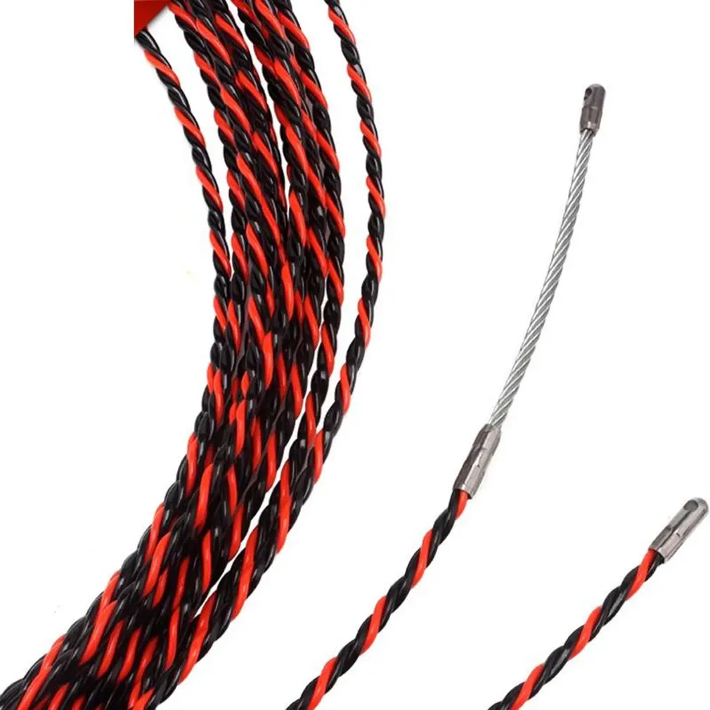 Electric Wire Threader 5/10/15/20/25/30/50m Electrician Threading Device Wire Cable Running Puller Lead Construction Tools