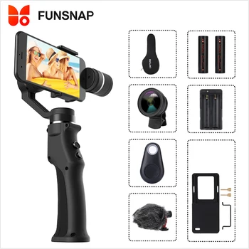 

New Funsnap Capture 3 Axis Handheld Gimbal Stabilizer For Smartphone mobile phone & GoPro SJCAM EKEN Yi Action camera