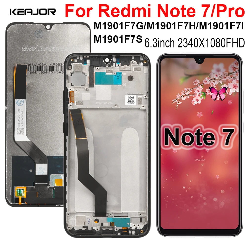 Экран для Xiaomi Redmi Note 7 M1901F7G ЖК-дисплей сенсорный экран замена Pro ЖК-экран запчасти