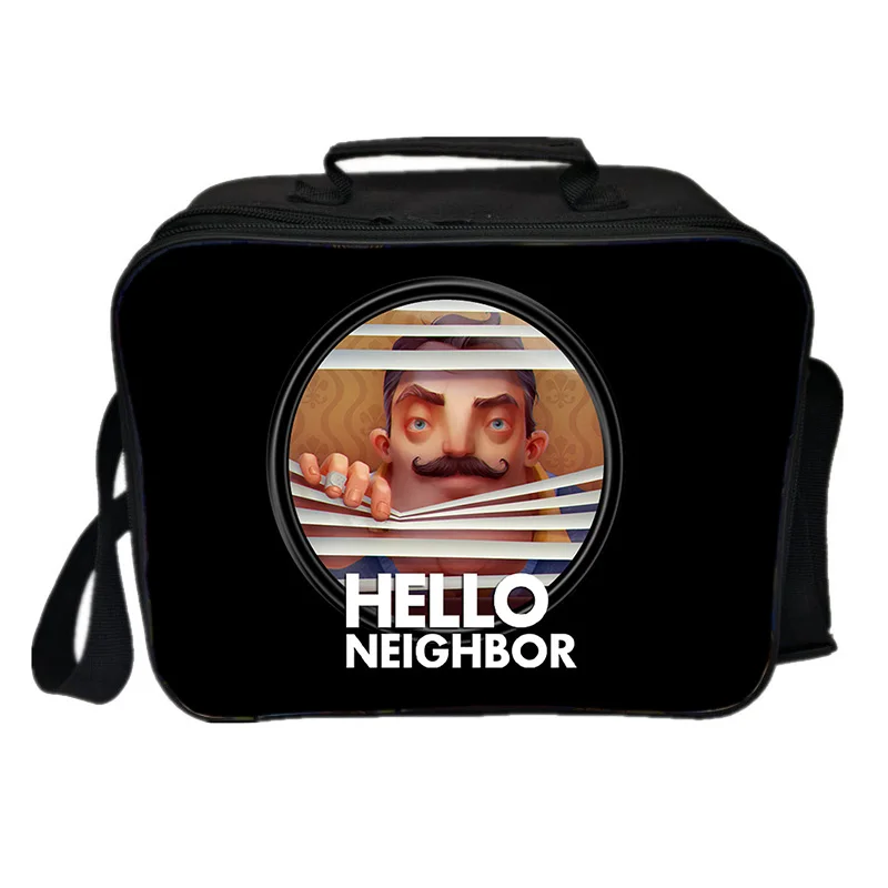 1 Hello neigher Термосумка для обедов с термоизоляцией, сумка-холодильник для льда Женская Мужская походная сумка через плечо свежая сумка для пикника - Цвет: 1