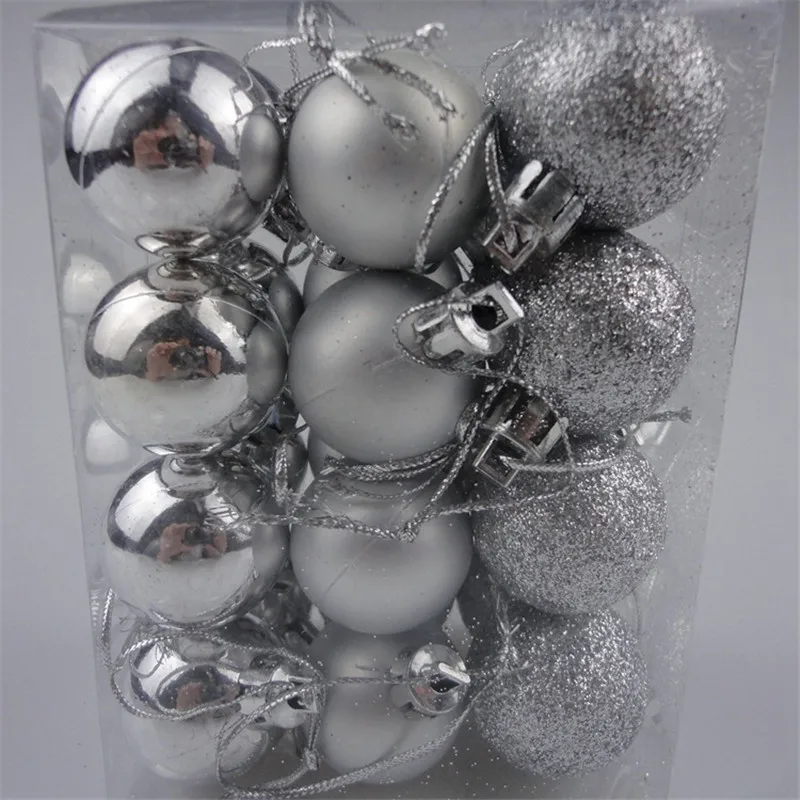 Silver-HH181 Горячее предложение, рождественская елка, цветок, украшение на стол, вечерние украшения, украшение для дома, офиса, подарки для детей 5z - Цвет: Silver-HH181
