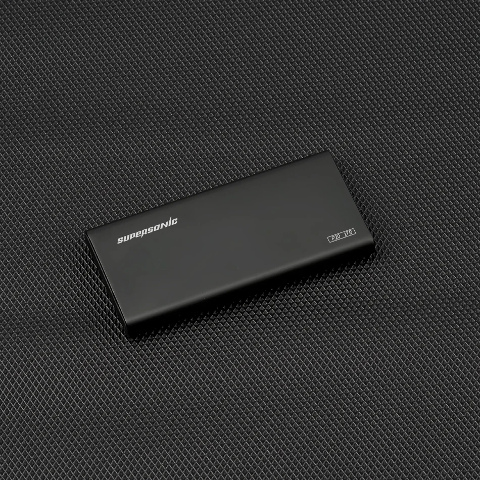 Металлический Портативный твердотельный накопитель Supersonic P20 256 ГБ 512 ТБ 2 Typc C USB3.0