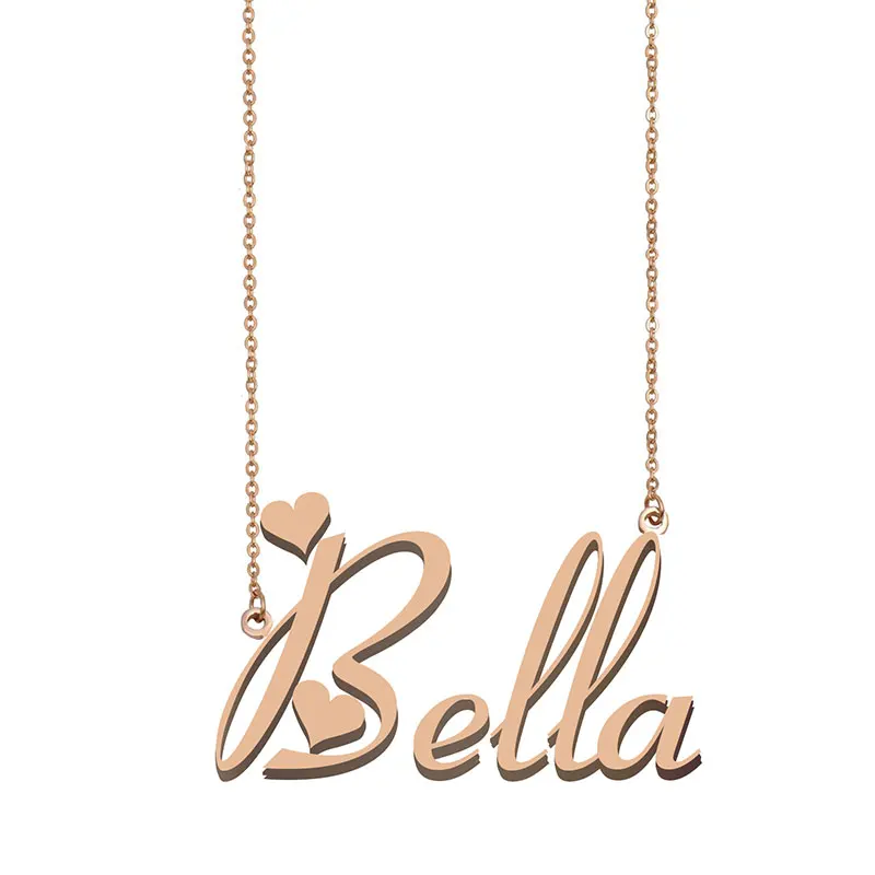 Женское Ожерелье Bella Philosophy золотое ожерелье из нержавеющей стали с буквами