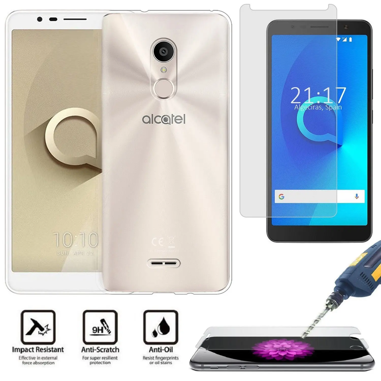 

Tempered Glass Case For Alcatel 3V 5099D 3C Screen Film For Alcatel 3V 5099D 3 V 5099 6.0 inch Glass Film 026A 5026D 3 C 5026