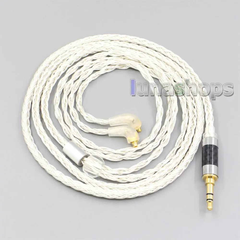 LN007206 16 Core OCC Silver Plated Headphone Earphone Cable For Etymotic ER4SR ER4XR ER3XR ER3SE ER2XR ER2SE