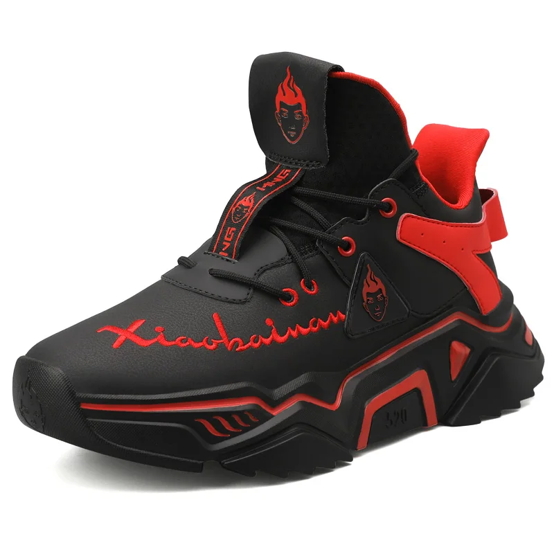 Trend High Top Outdoor Basketball Shoes for Men Sports Sneakers High-quality Lace-up Autumn Athietic Breathable Sneakers