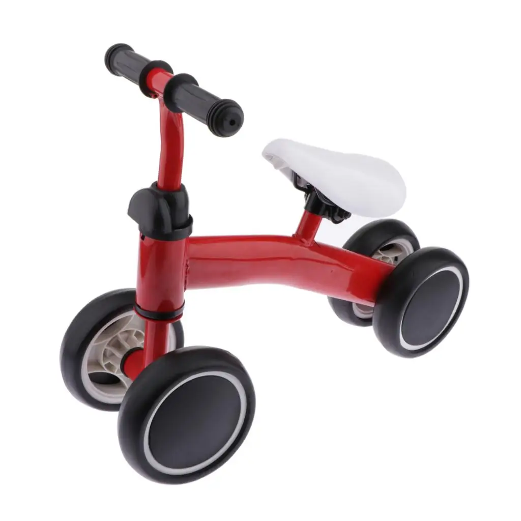 Baby Balance Bike Kids Learn To Walk Toddler Walker Boy Girl 4 Wheels Push Bicycle Bikes Toys for 1-3 Yrars Old Children