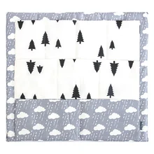 Кроватный Органайзер Детские принадлежности кроватка многослойная мультипликационная многофункциональная сумка для хранения 60*50 см Висячие мульти-карманы