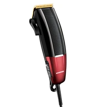 Профессиональная Проводная машинка для стрижки волос для мужчин, машинка для стрижки волос, электрическая машина для резки волос, стрижка, регулируемый титановый Фиксированный Клинок