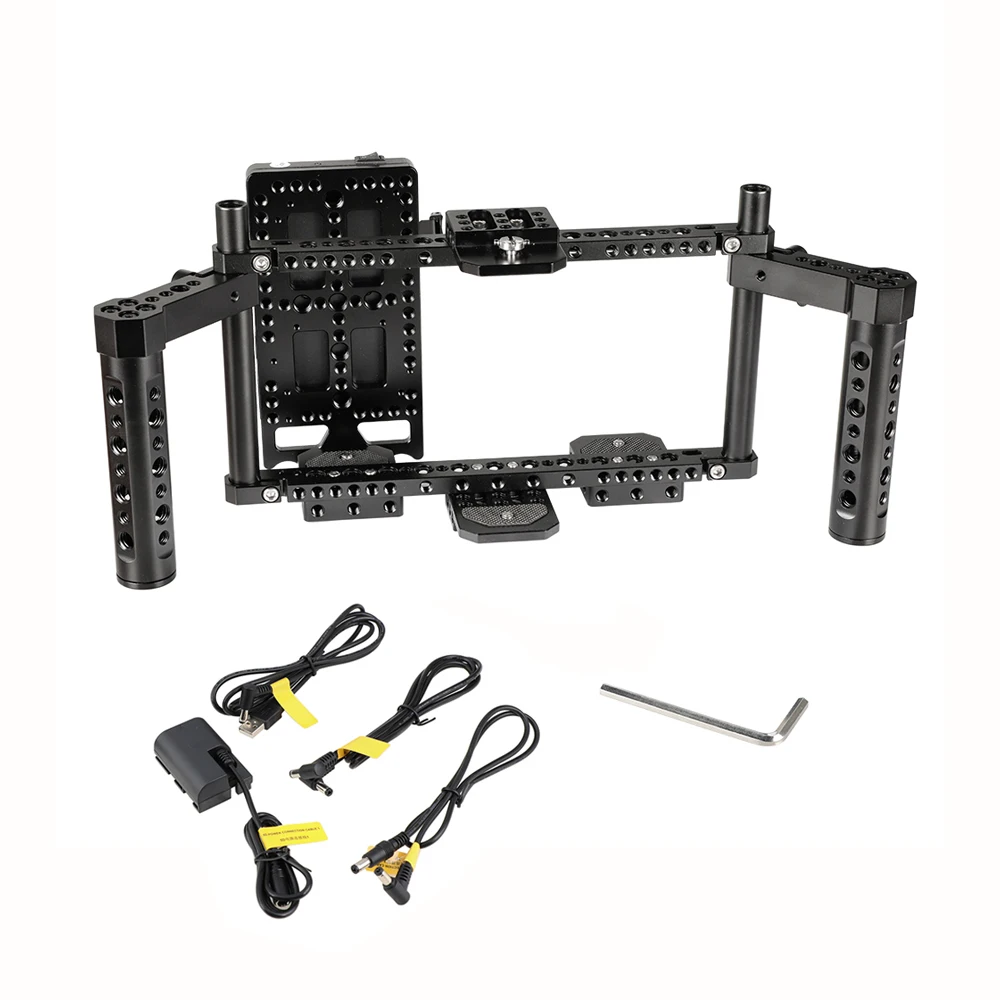 CAMVATE Adjustable DSLR Camera Monitor Full Cage