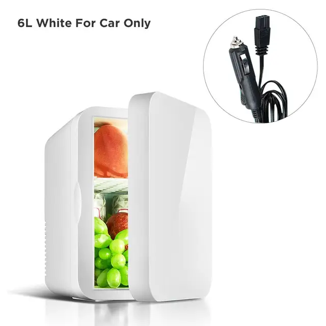 Mini refrigerador pequeño para coche, refrigerador doble de uso doméstico,  frío y cálido, caja de frescura, 20l - AliExpress