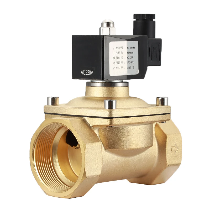 Ac220v Normally Closed Electric Solenoid Valve Water Control Valve