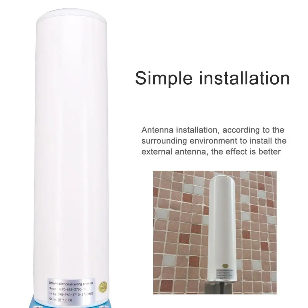 GSM/3G/4G 안테나 실외 패널 12dbi 고이득 698-2700MHz 4G LTE 무선 라우터용 전방향 안테나 N 암 커넥터