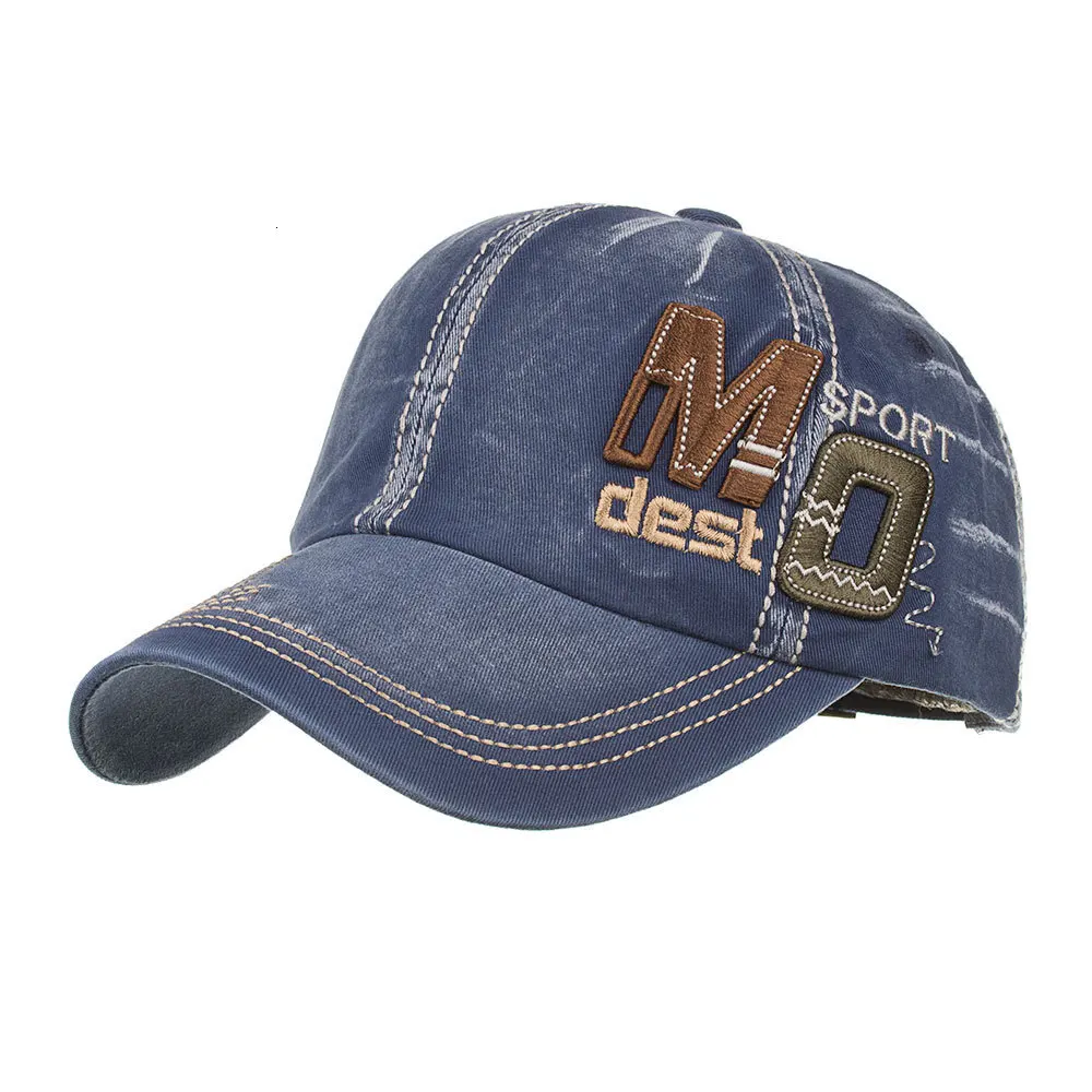 darkblue Year Xia Xiuhua Letter Mo вышитая бейсбольная кепка, Кепка От Солнца B504 - Цвет: darkblue