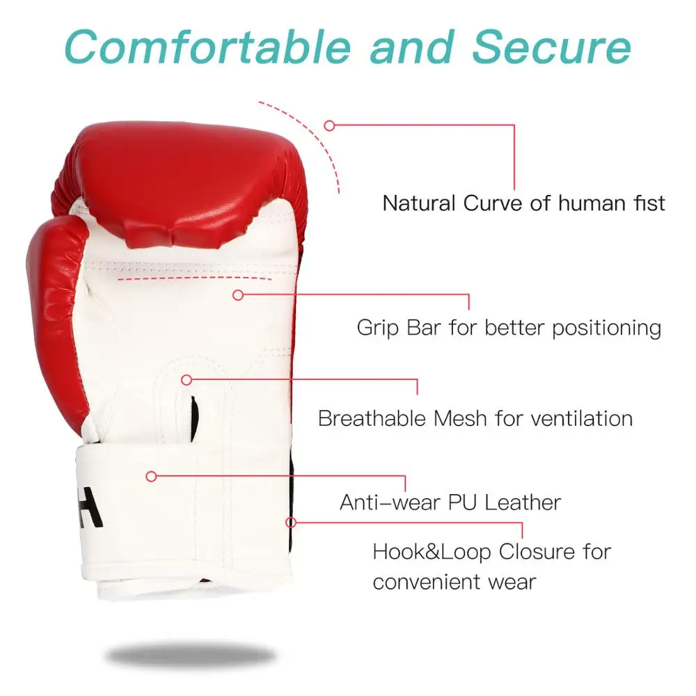 4 шт. Детские бойцовские тренировочные принадлежности утолщенные перчатки Санда