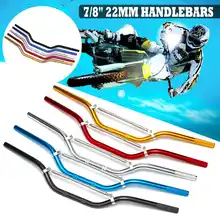 22 мм Универсальный руль мотоцикла мотор мотоцикл алюминиевые ручки из сплавов мото скутер Ретро черный анти-ржавчины ручки баров