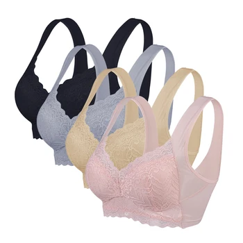 

Ladies Seamless Lace Push-Up Bra Without Underwiring Sports Bra For Yoga And Gym