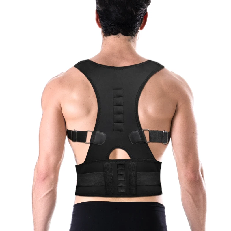 Hot Sitting Posture Corrector Adjustable Magnetic Shape Brace Belt Men Women Body Shoulder Back Vertebra Correct Therapy New