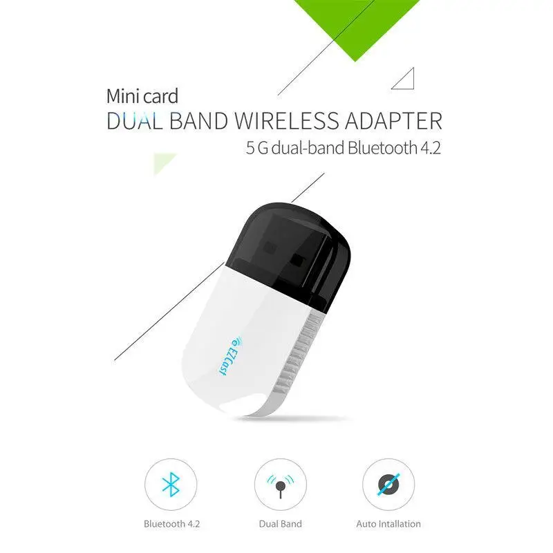 Беспроводной USB wifi адаптер 5G/2,4G Bluetooth 4,2 двухдиапазонный AC 600 Мбит/с LAN антенна сетевой адаптер wifi адаптер R60