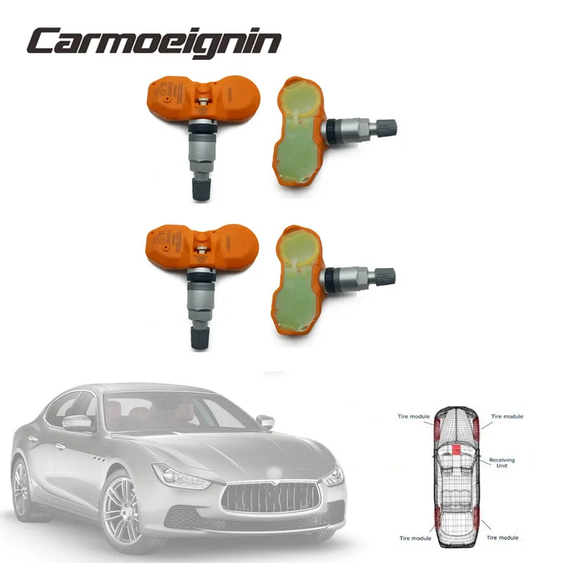 4 шт. 433 МГц 4D0-907-275 C/4D0907275C датчик давления в шинах TPMS для PORSCHE 911 BOXSTER 2005-2008/CARRERA GT 2004-2006