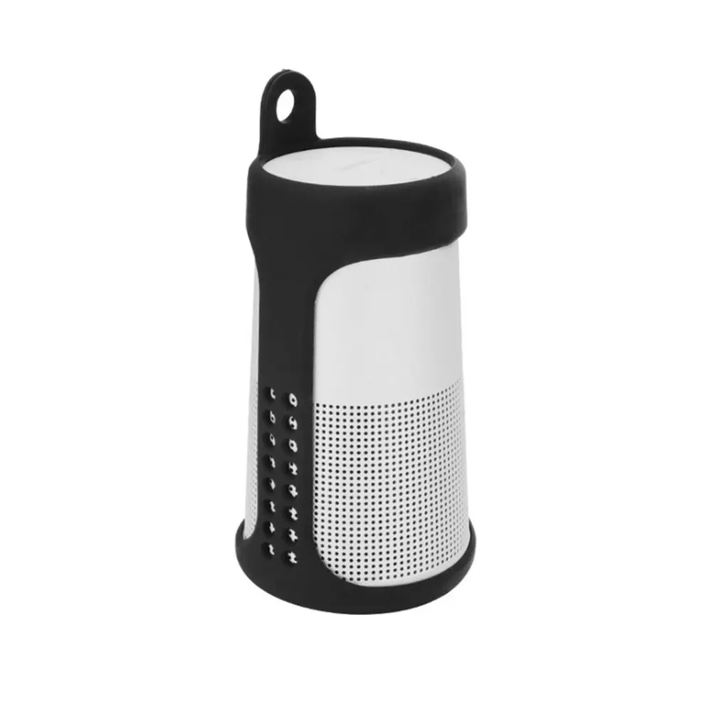 Portable Silicon Sling Cover Carry Case Skin for Bose-SoundLink Revolve/Revolve+ 