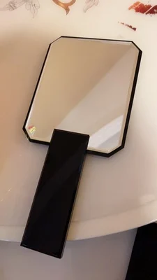 Роскошное ручное зеркало косметическое зеркало парикмахерские весло парикмахерские Профессиональные ручные парикмахерские зеркало