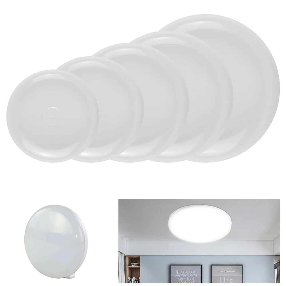 Светодиодный круглый потолочный светильник, потолочный светильник, современный светильник для спальни, кухни, 1 шт