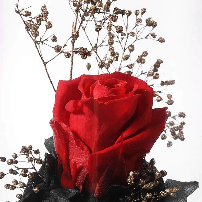 Светодиодный ночной Светильник арома-диффузор вечная роза цветок дизайн с эфирными маслами ароматерапии лампы 7 цветов