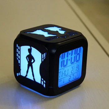 

Multifunction 3D Peter Pan LED Digital Wall Clock Date Time Nightlight Display Table Desktop Clocks Alarm Clock For Home