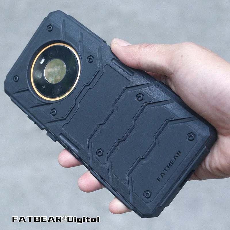 

FATBEAR Tactical Military Grade Rugged Shockproof Armor Skin Case Cover for HUAWEI Mate 40RS Pro Plus 40 Pro / E Pro 40 / 40 E