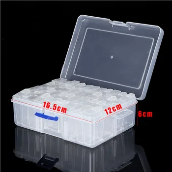 

Container Plastic Box Waterproof Compartment 42 Slots Diamond Painting